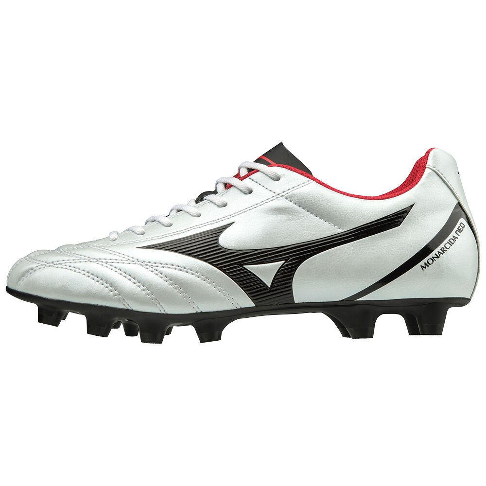 Chuteiras Mizuno Monarcida Neo Select - Mulher - Branco/Pretas - AXQHN4782